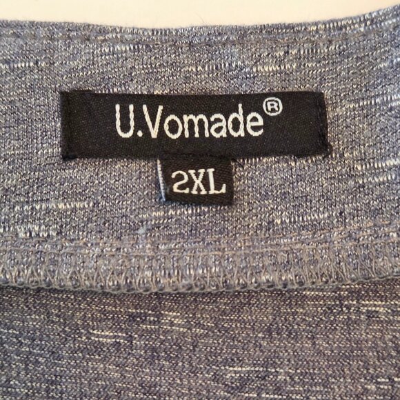 U.Vomade Women’s Top, Carbon Purple Gray, 2XL - Never Worn - Picture 9 of 9
